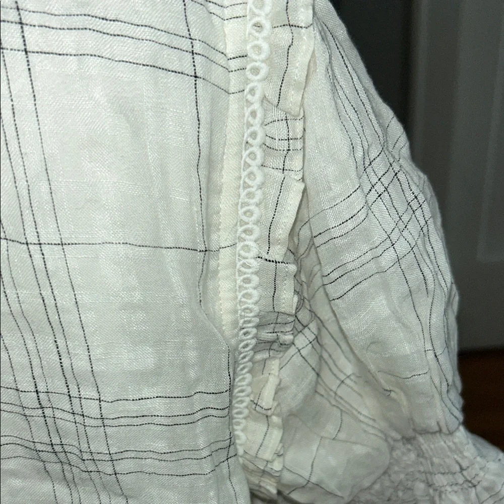 Salt Women's White Ruffled Top - Picture 7 of 11